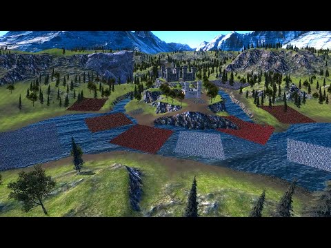 Zombie army attacking the castle,20,000 Spartans defense|Ultimate Epic Battle Simulator