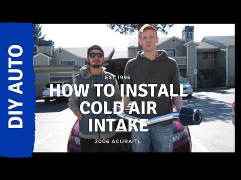 HOW TO INSTALL COLD AIR INTAKE IN ACURA TL