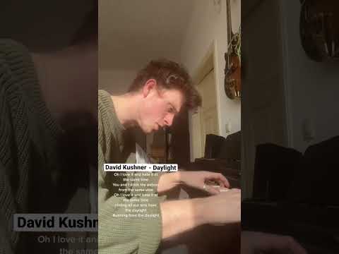 David Kushner - Daylight (Cover) #daylight #piano #singing #davidkushner