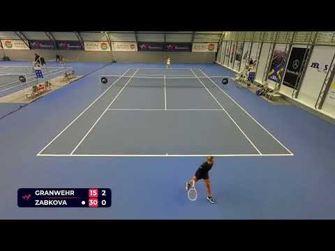Alina Granwehr 3 vs Kiara Zabkova SVK Q32 W50 Trnava 16 November 2025 Slovakia