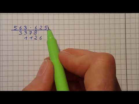 Mathe Klasse 4 - Schriftlich Multiplizieren mit dreistelligen Zahlen