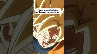 Todas as versões feitas de Goku por varios artistas...#dragonball #goku