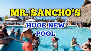 Mr. Sanchos NEW 4th Pool in Cozumel Mexico! Mr. Sanchos most popular cruise resort in Cozumel!