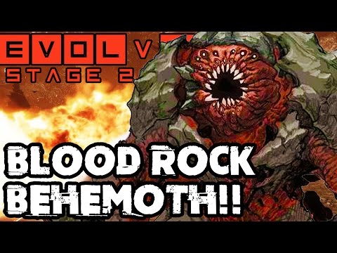 NAIL BITER BEHEMOTH BATTLE!! EPIC STAGE TWO MATCH!! Evolve Gameplay Walkthrough (PC 1080p 60fps)