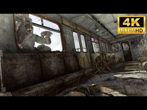 Metro Last Light Redux Walkthrough 4k 60fps ULTRA - Part 22 - THE CROSSING