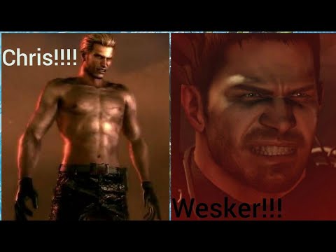 Chris and Wesker yelling at each other edit video