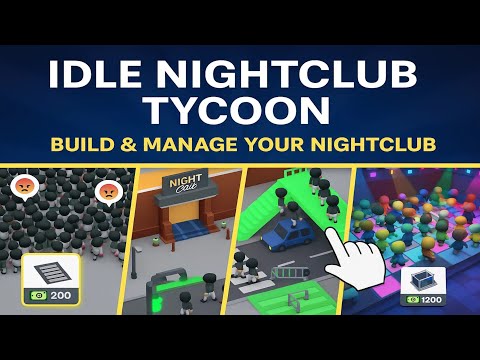 Idle Nightclub Tycoon 🕺💰 | Build & Manage a Nightclub Empire Gameplay (Android)