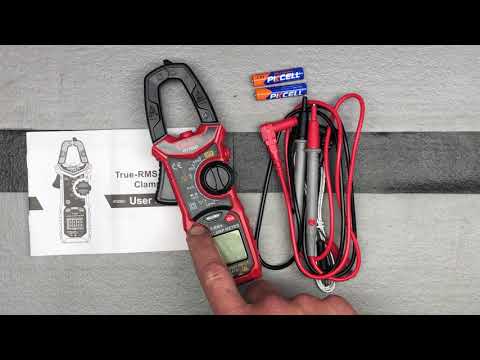 Unboxing: KAIWEETS HT206D Digital Clamp Meter T-RMS 6000 Counts, Multimeter Voltage Tester