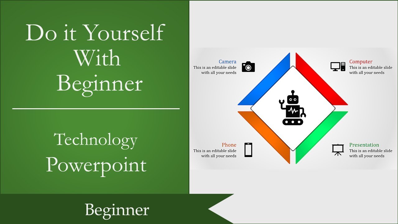 Do it yourself With Beginner Technology PowerPoint