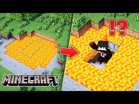 Unbelievable: Build a Secret Lava House in Minecraft!