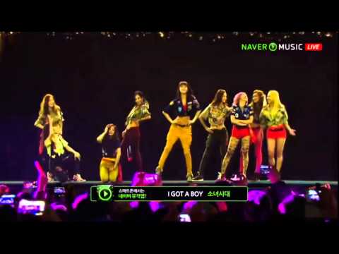 130105 SNSD - Dancing Queen + Talk + I Got A Boy @ V Concert