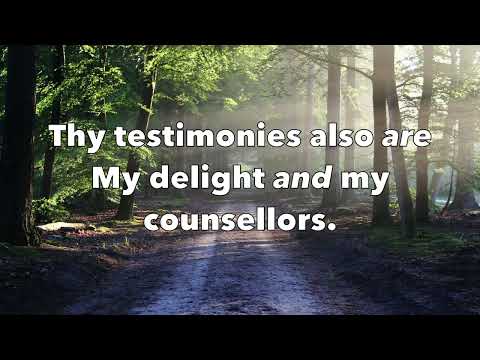 Based on Psalm 119:17-24 (KJV) (Singing Psalm 119)