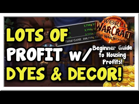 Make 50k+ Profit Easily w/ Player Housing as a Beginner! | The War Within | WoW Gold Making Guide
