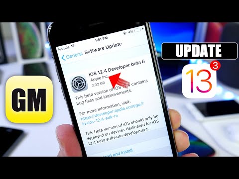 iOS 12.4 Beta 6 is OUT & iOS 13 beta 3 re-Release UPDATE
