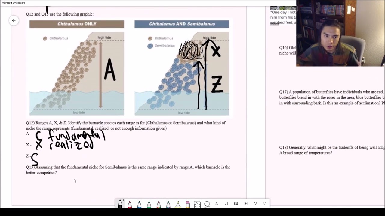 BIO 182 Spring 2022 - Exam 2 Practice Problems