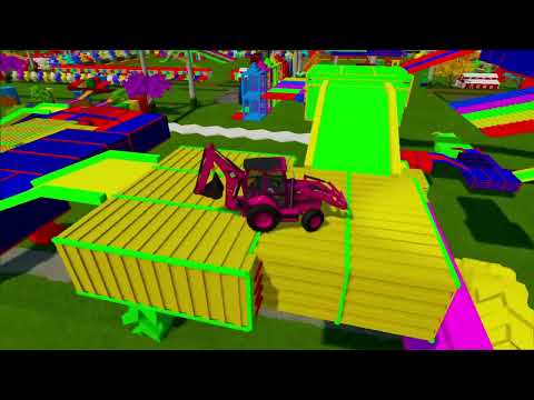 LOAD AND TRANSPORT GIANT DUCKS WITH FENDT TRACTORS AND JCB LOADERS - Farming Simulator 22