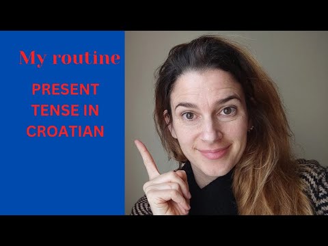 Basic Croatian - Talking about routine (Present tense) //IrenasCroCafe