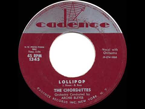 1958 HITS ARCHIVE: Lollipop - Chordettes (a #2 record)