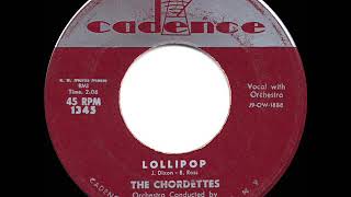 1958 HITS ARCHIVE: Lollipop - Chordettes (a #2 record)