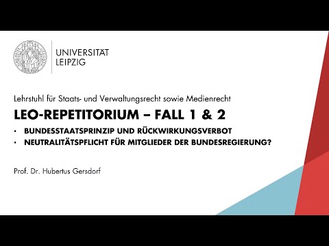 LEO Repetitorium Staatsrecht [Fall 1 & 2]