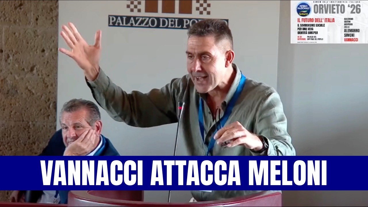 VANNACCI: «MELONI HANNO GIÀ DECISO: MA IO NON MI PROSTRO E VADO AVANTI PER L'ITALIA»