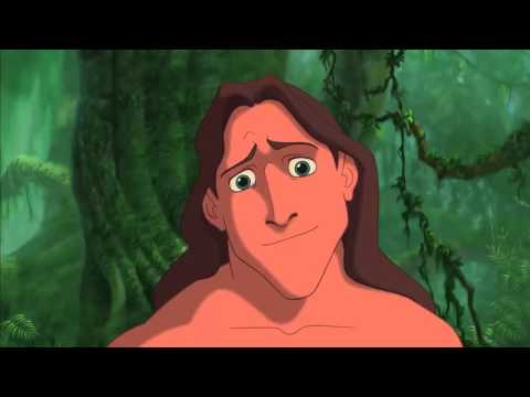 Tarzan  Terk and Tantor lure Kerchak away HD