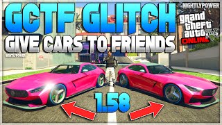 GTA 5 Give Cars To Friends Glitch VEHICLE WAREHOUSE GCTF Glitch How to Trade Cars After Patch 1.58