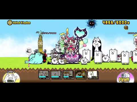 Battlecats finally completing into the future chapter 3 ( a lot of cat god required)