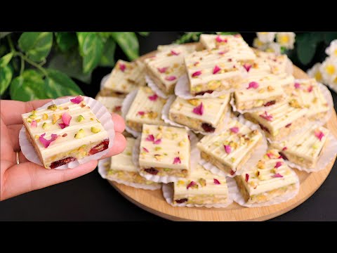 Quick delicious treats for Christmas and holidays! no oven! no condensed milk! They melt in mouth!