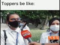 School Toppers Vs Backbenchers Study Exam Online Class Offline Class Student Teacher Para Life New
