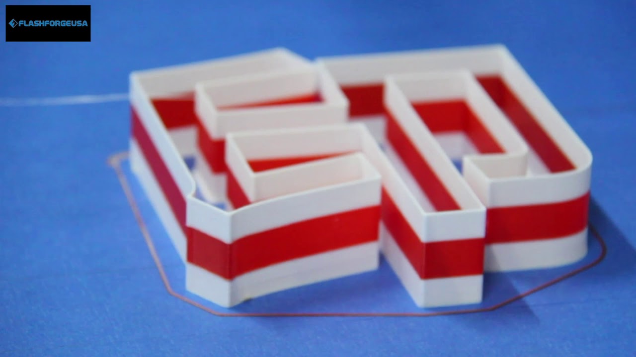 FlashForge AD1 Channel Letter 3D Printer