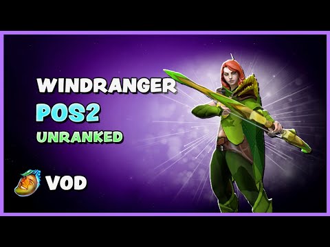 WINDRANGER| POS2 | UNRANKED | FULL VOD | WAGAMAMA