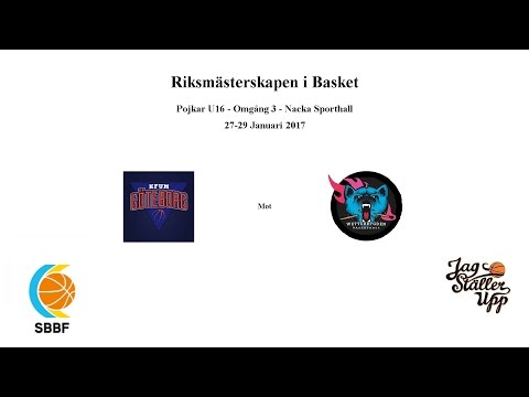 KFUM Göteborg mot Höglandet Wetterbygden Basket - RM Omgång 3 - 2017-01-29