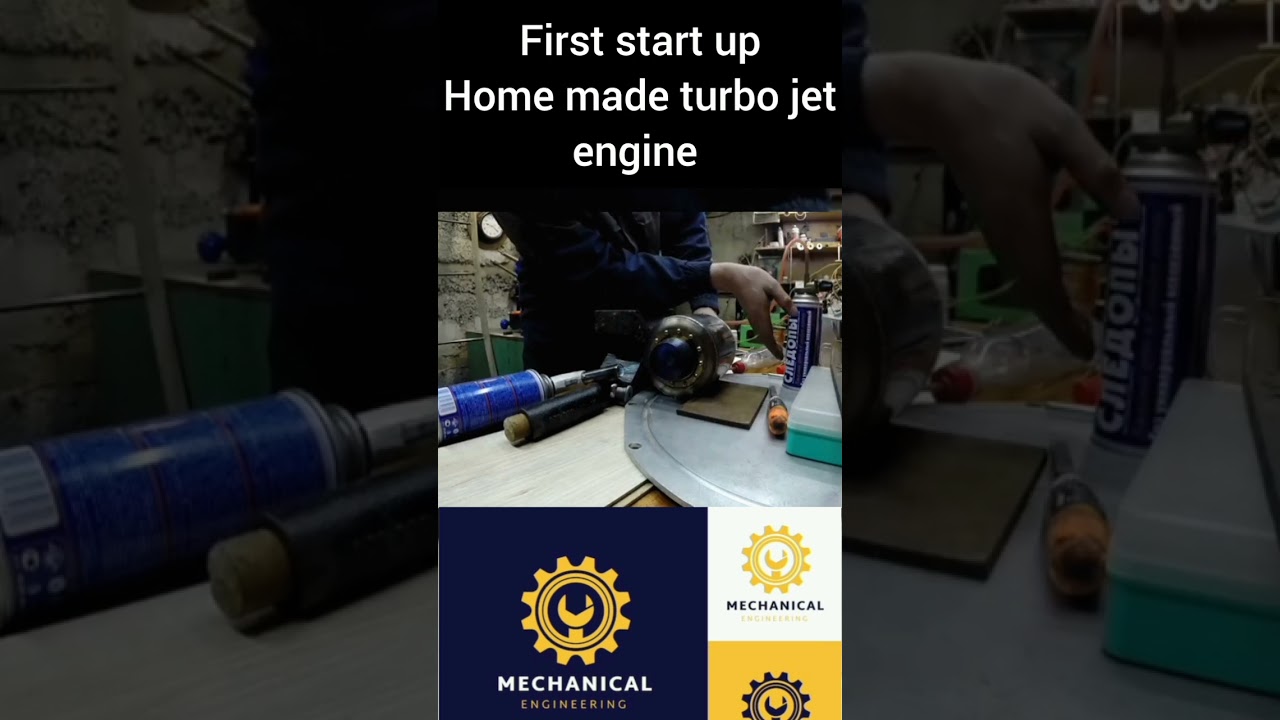 first start up self made turbo jet engine;;! #engineering #engineeringandtechnology #mechanical