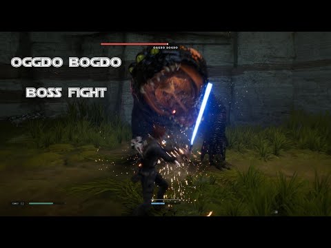 Star Wars Jedi Fallen Order: Oggdo Bogdo Easy Defeat, Block is key!