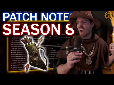 SEASON 8 PATCH NOTES: MASSIVE W DARK AND DARKER