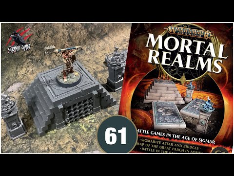 SIGMARITE ALTAR & BRIDGES - Shattered Stormvault Unbox Build - Mortal Realms Issue 61 Warcry & AoS