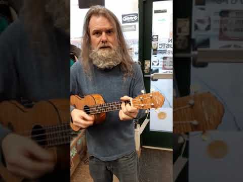 Oscar Schmidt OU800TE Tenor Ukulele ~ Raindrops Keep Falling On My Head ~ Rocktownmusic.net