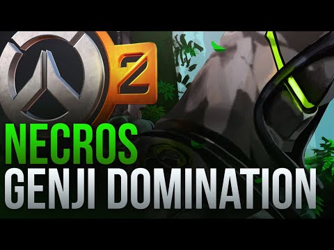 NECROS GENJI DOMINATIING IN OVERWATCH 2 - Overwatch 2 Montage