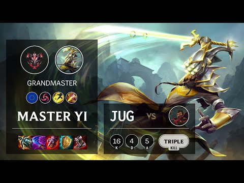Master Yi Jungle vs Graves - EUW Grandmaster Patch 11.8