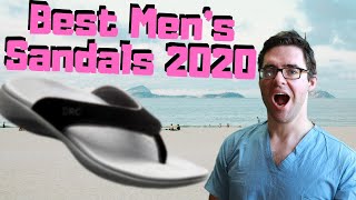 Best Men's Arch Support SANDALS  2021 [Top 5 for Plantar Fasciitis]