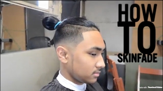 (17 Year Old Barber) How To Fade: Manbun