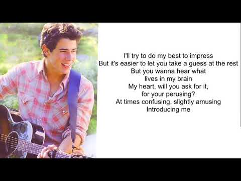 Nick jonas - Introducing me (lyrics)