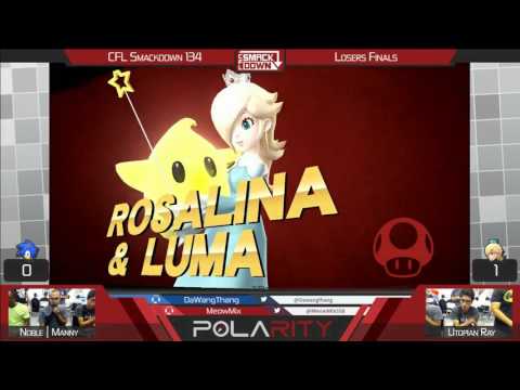CFL Smackdown 134 WiiU - Noble | Manny (Sonic) vs UtopianRay (Rosalina) - Losers Finals