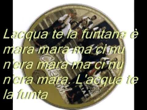 LA ZITELLA O L'ACQUA TE LA FUNTANA  "I CALANTI"