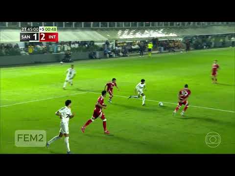 Gol e Hino do Santos sem narração - TV Globo 5.1