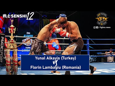 SENSHI 12: Yunal Alkayis (Turkey) vs Florin Lambagiu (Romania) | KWU Full Contact, -80 kg.
