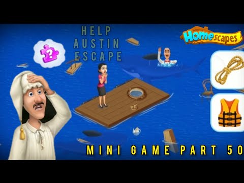 HOMESCAPES MINI GAME PART 50 - AUSTIN'S BAD DREAM : HELP AUSTIN ESCAPE