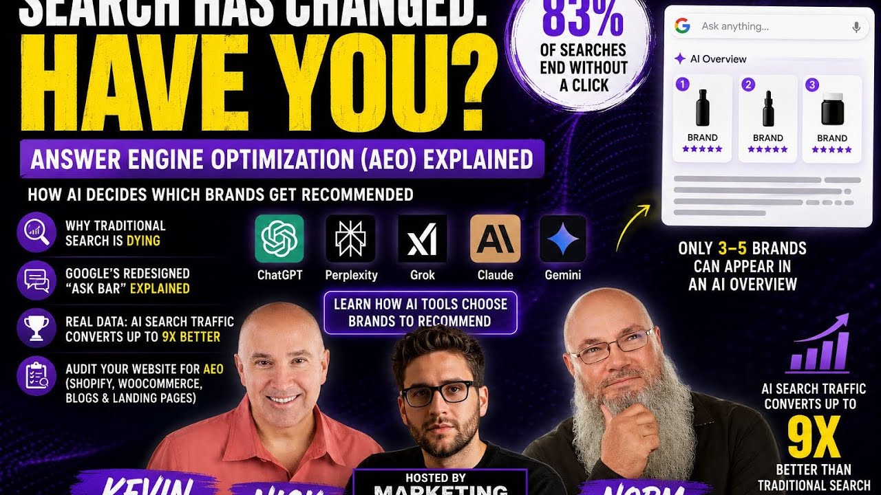 AEO Masterclass: How to Get Your Brand Recommended by ChatGPT, Google AI & Perplexity