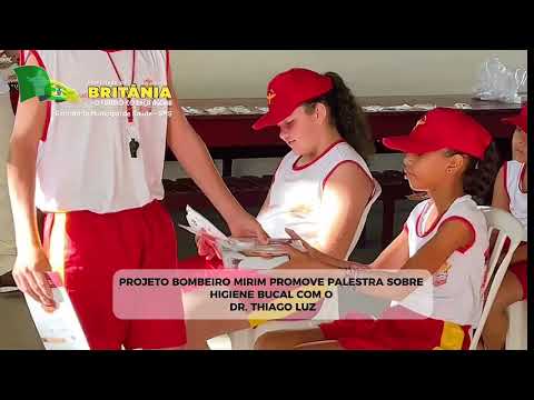 PROJETO BOMBEIRO MIRIM PROMOVE PALESTRA SOBRE HIGIENE BUCAL COM O DR. THIAGO LUZ.